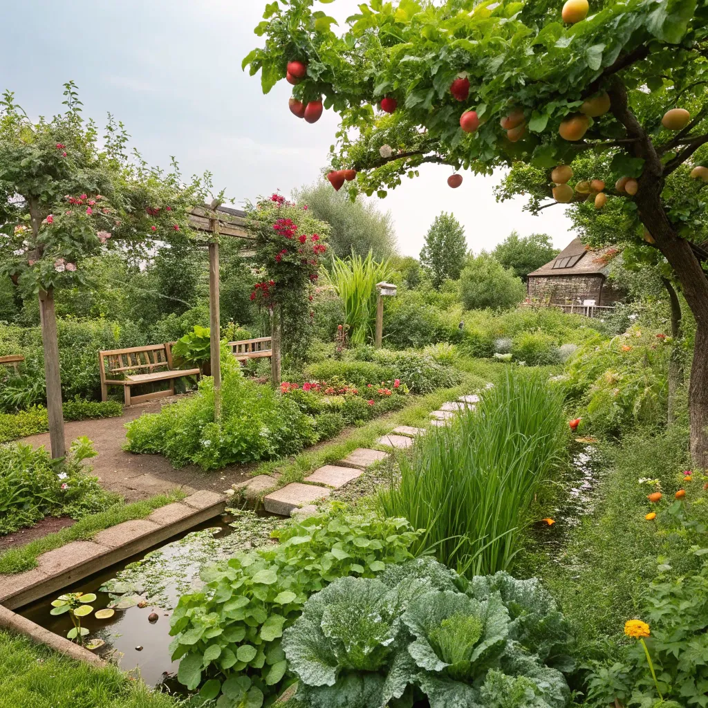 Thriving Eco-Garden